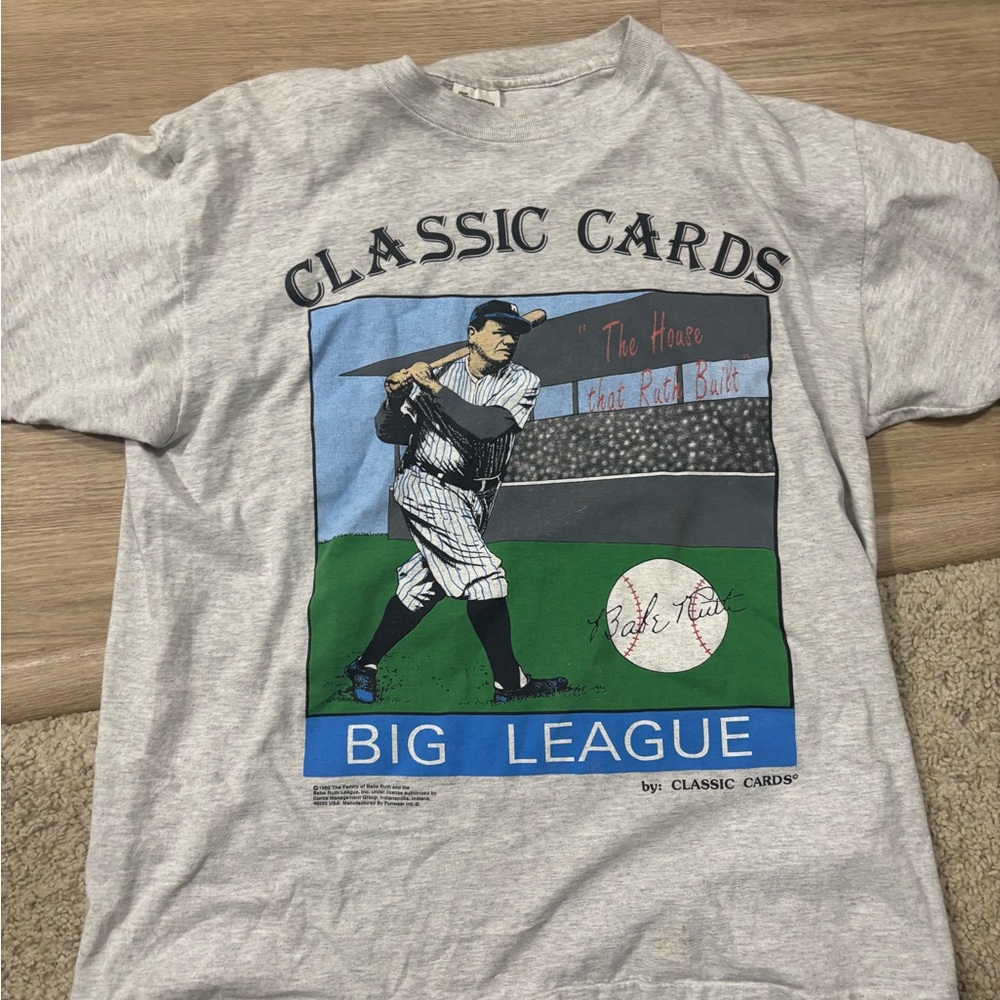 🔥Classic Cards Babe Ruth tee